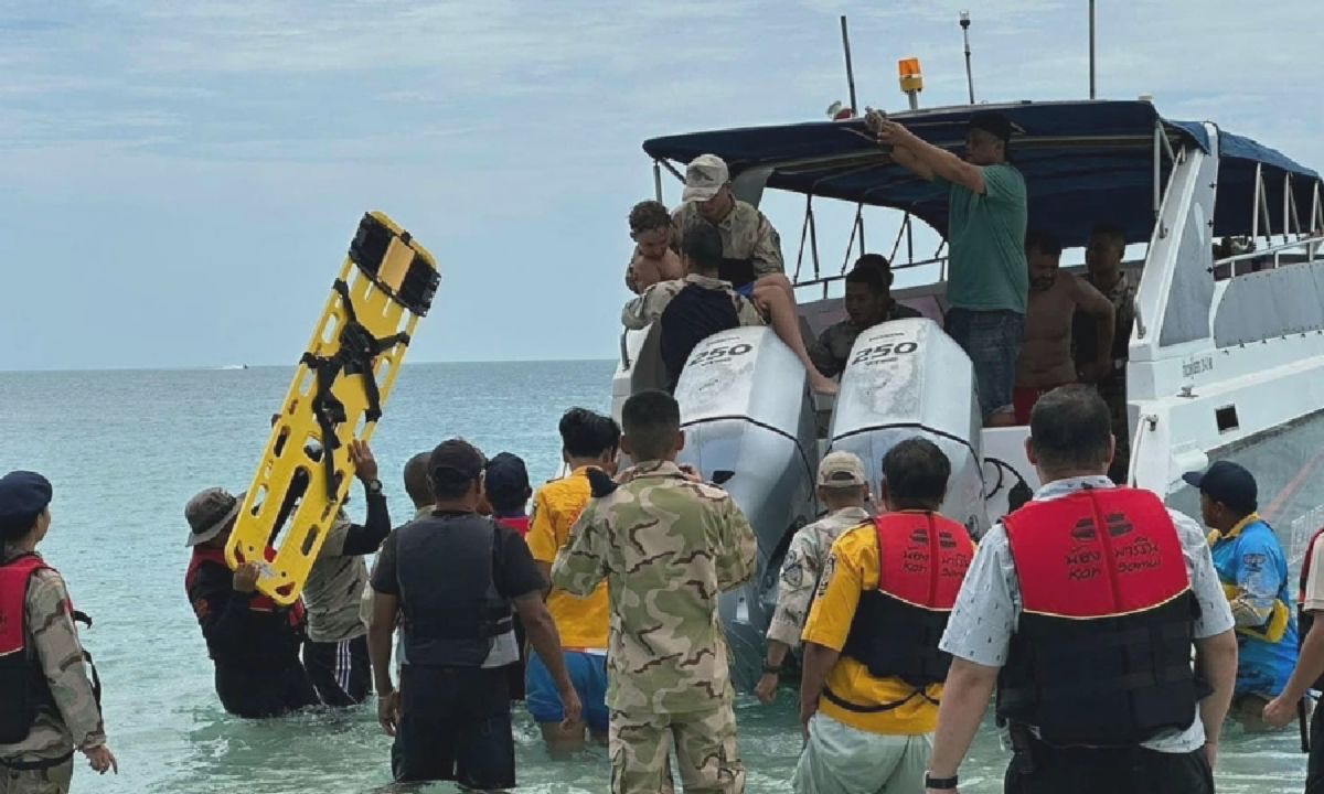 Thailand — Warga Prancis dan Dua Anaknya Diselamatkan Usai Hanyut Semalaman di Laut